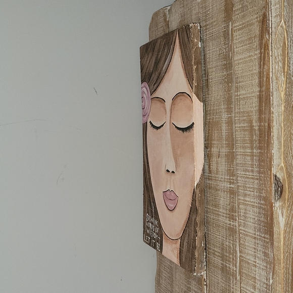 "Let It Be" Artist Signed Original Painting On Wood - Picture 9 of 10